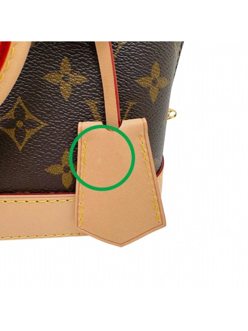 Louis Vuitton Alma BB Monogram Shoulder Bag Canvas